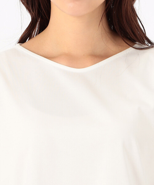 COMME CA ISM(コムサイズム)の「速乾 袖レース 半袖カットソー(Tシャツ/カットソー・レディース・ホワイト/ネイビー・MEDIUM/LARGE)」の18枚目の写真