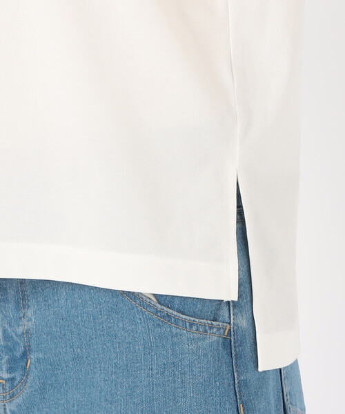 COMME CA ISM(コムサイズム)の「速乾 袖レース 半袖カットソー(Tシャツ/カットソー・レディース・ホワイト/ネイビー・MEDIUM/LARGE)」の20枚目の写真