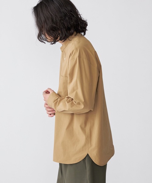 SHIPS.me(シップスミー)の「【ZOZO限定】SHIPS.me: バンドカラープルオーバービッグシャツ(シャツ/ブラウス・メンズ・グレー/ブルー/ライトグリーン/キャメル・S/M/L/XL/XS)」の22枚目の写真