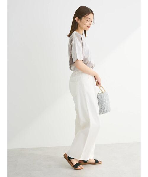 ELENCARE DUE（エレンカーレデュエ）の「・ELENCARE　DUE　ホワイトデニムタックパンツ（デニムパンツ・レディース・ホワイト・FREE）」の3枚目の写真