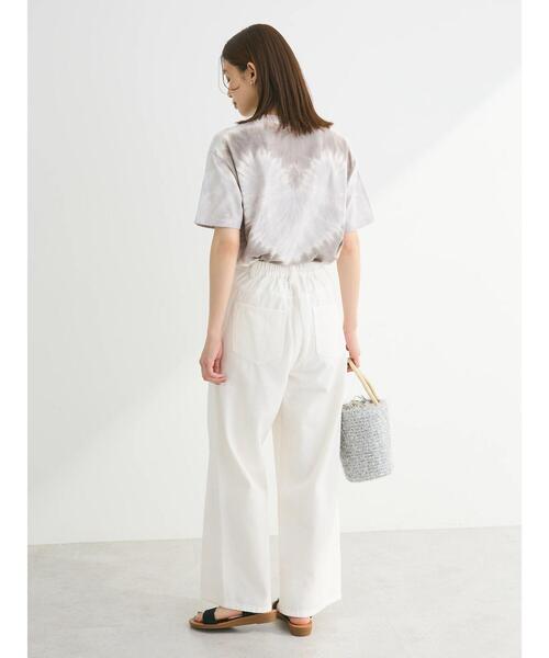 ELENCARE DUE（エレンカーレデュエ）の「・ELENCARE　DUE　ホワイトデニムタックパンツ（デニムパンツ・レディース・ホワイト・FREE）」の4枚目の写真