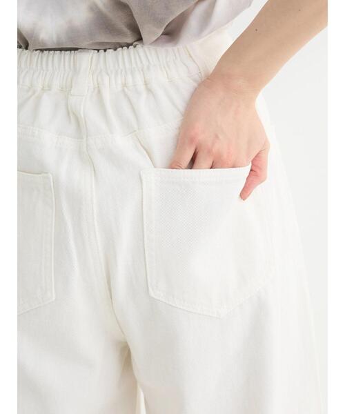 ELENCARE DUE（エレンカーレデュエ）の「・ELENCARE　DUE　ホワイトデニムタックパンツ（デニムパンツ・レディース・ホワイト・FREE）」の7枚目の写真