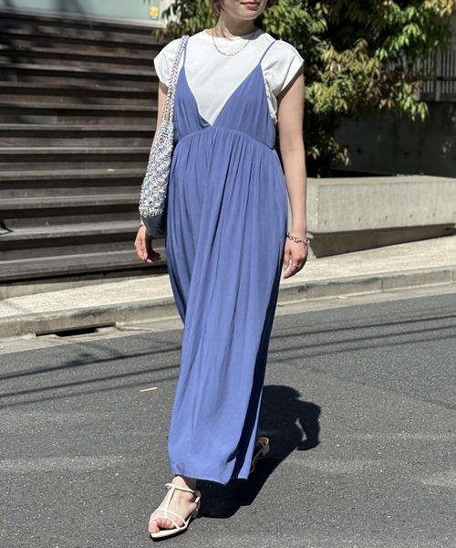 un dix cors（アンディコール）の「《着心地サラっと・着回しやすい》スムース肩タックプルオーバー（Tシャツ/カットソー・レディース・ブラック/オフホワイト/グリーン・FREE）」の13枚目の写真