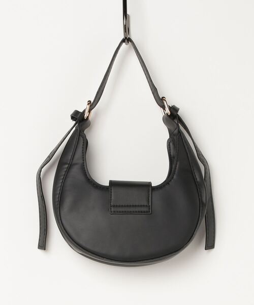 gossip！ロサンゼルス（ゴシップロサンゼルス）の「ハーフムーンショルダーバッグ ハンドバック  ベルトショルダーバッグ  ミニバッグ（ハンドバッグ・レディース・グリーン/ブラック/ホワイト/ネイビー/ベージュ/レッド・FREE）」の7枚目の写真