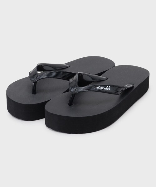 GALLEST(ギャレスト)の「◆【LOCALS】厚底ビーチサンダル(サンダル・レディース・ライトベージュ/チャコールグレー/ブラック・40)」の5枚目の写真