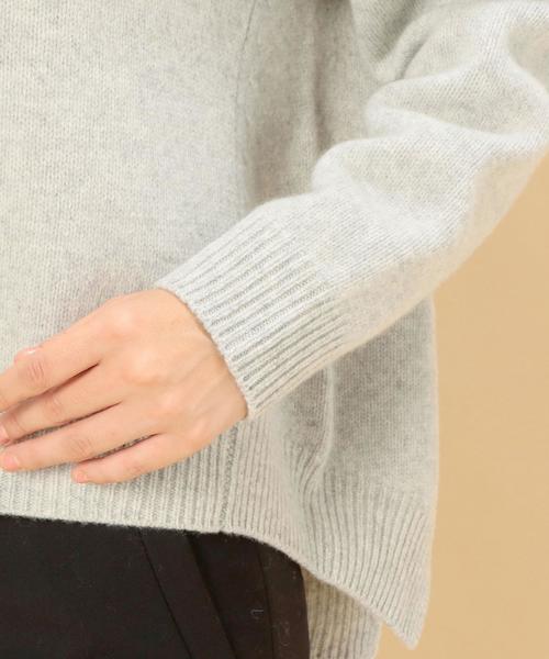 green label relaxing(グリーンレーベルリラクシング)の「KC W リッタイ WIDE H/N POニット◆(ニット/セーター・レディース・オフホワイト/ライトグレー/ライトブルー/グレー/ベージュ/ピンク・フリー)」の16枚目の写真