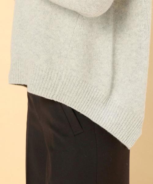 green label relaxing(グリーンレーベルリラクシング)の「KC W リッタイ WIDE H/N POニット◆(ニット/セーター・レディース・オフホワイト/ライトグレー/ライトブルー/グレー/ベージュ/ピンク・フリー)」の17枚目の写真