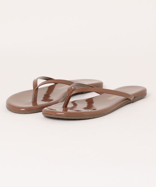 TKEES（ティキーズ）の「【W】【it】【IW4】【Tkees】FOUNDATIONS GLOSS ティキーズ ビーチサンダル（サンダル・レディース・ブラウン系その他2/オレンジ系その他/ブラウン系その他6/ブラウン系その他4/ピンク系その他/ベージュ系その他3/ベージュ系その他2/ベージュ系その他/ブラウン/ブラウン系その他3/ライトベージュ/ブラウン系その他7/ベージュ/ブラウン系その他5/ブラウン系その他・US8/US6/US7/US5）」の4枚目の写真