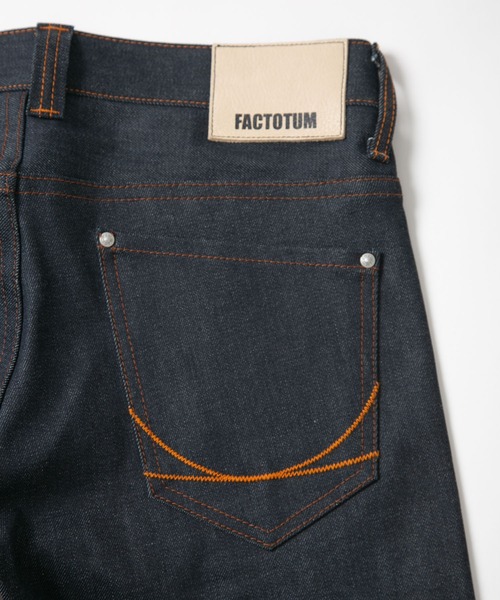 FACTOTUM(ファクトタム)の「【FACTOTUM】Rigid Denim Straight reprint model(デニムパンツ・メンズ・インディゴブルー・32/30inch/28inch/31/29)」の6枚目の写真
