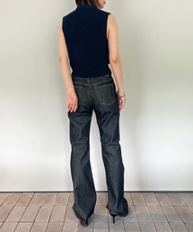 パンツ CLANE HIP HANG DENIM PANTS セール】【CLANE/クラネ】HIP HANG DENIM PANTS/ヒップハング