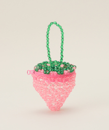 【YIFEI】 Beads Strawberry Pouch