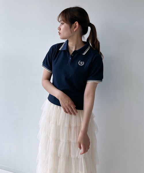 AS KNOW AS plus（アズノゥアズプラス）の「◎ワンポイントロゴ刺繍