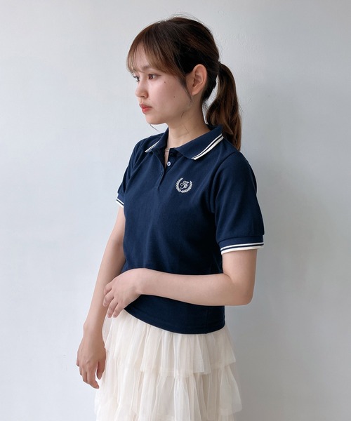 AS KNOW AS plus（アズノゥアズプラス）の「◎ワンポイントロゴ刺繍