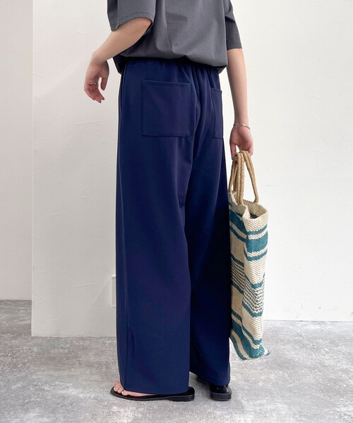 fredy emue（フレディエミュ）の「【セットアップ可能】カットジョーゼットパンツ（その他パンツ・レディース・ベージュ/ネイビー/ブラック・38/36）」の11枚目の写真