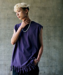 HARE | 【UNDERGROUND MODE】ダメージノースリーブカットソー(HARE)(Tシャツ/カットソー)