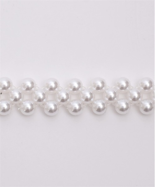 axes femme(アクシーズファム)の「オーナメントパールゴムベルト(ベルト・レディース・ゴールド/シルバー・FREE)」の18枚目の写真