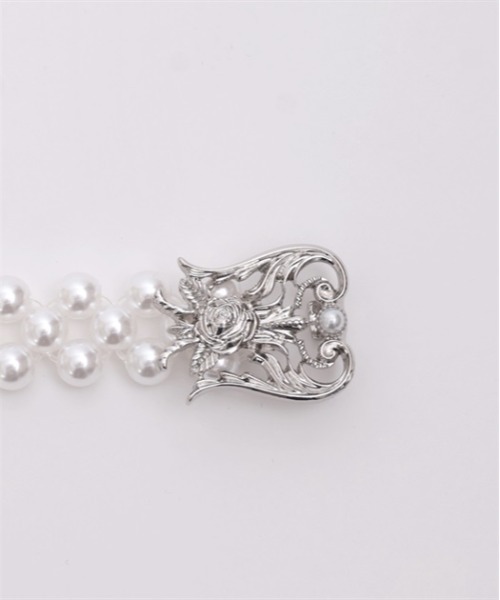 アクシーズファム♡ゴムベルトセット オーナメントパールゴムベルト（ベルト）｜axes femme