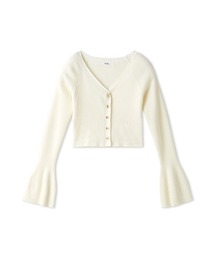 クロップドフレアスリーブカーディガン