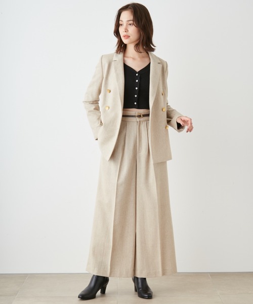 SNIDEL（スナイデル）の「クロップドフレアスリーブカーディガン（ニット/セーター・レディース・アイボリー/ブラック/ラベンダー/ブラウン・FREE）」の12枚目の写真