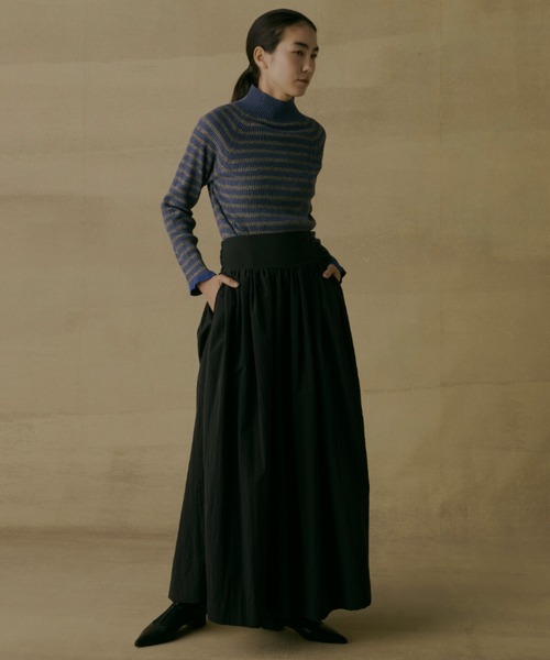 Libra Cue（リブラ キュー）の「ハイネックフリルリブニット（ニット/セーター・レディース・レッド/アイボリー/ブラック/ブルー/グレー・FREE）」の22枚目の写真