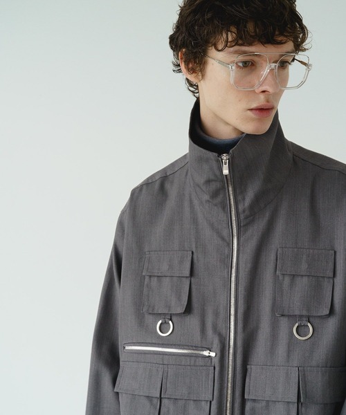 STERNBERG ZIPシャツジャケット グレー S STERNBERG ZIPシャツジャケット グレー S STERNBERG ZIPシャツ