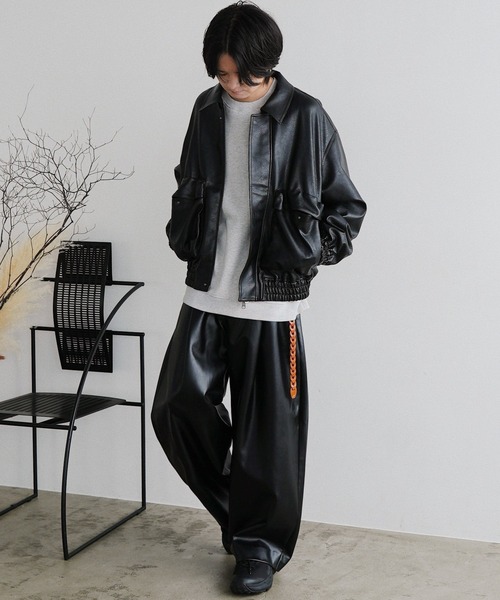 ARTIFICIAL GRAIN COMFORT PANTS（その他パンツ）｜WYM LIDNM（ウィム