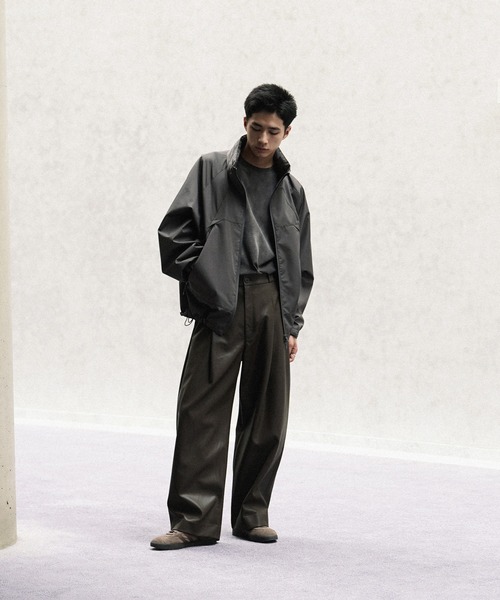 WYM LIDNM（ウィム バイ リドム）の「ARTIFICIAL GRAIN COMFORT PANTS（その他パンツ・メンズ・ブラック/アッシュブラウン/チャコール・S/M/L）」の15枚目の写真