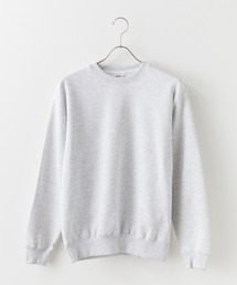 ▲CROSS&STITCH/クロスアンドステッチ 10oz 裏毛 スウェットシャツ カジュアルトレーナー クルーネック 無地