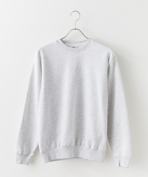 CROSS & STITCH(クロスステッチ)の「▲CROSS&STITCH/クロスアンドステッチ 10oz 裏毛 スウェットシャツ カジュアルトレーナー クルーネック 無地(スウェット・メンズ・ホワイト/レッド/ネイビー/アッシュ/ブラック/オリーブ/ライトブルー・S/M/L/XL)」の4枚目の写真