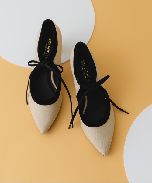 MADE IN JAPAN』チャンキーヒールリボンパンプス（パンプス）｜RODE