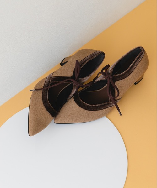 MADE IN JAPAN』チャンキーヒールリボンパンプス（パンプス）｜RODE