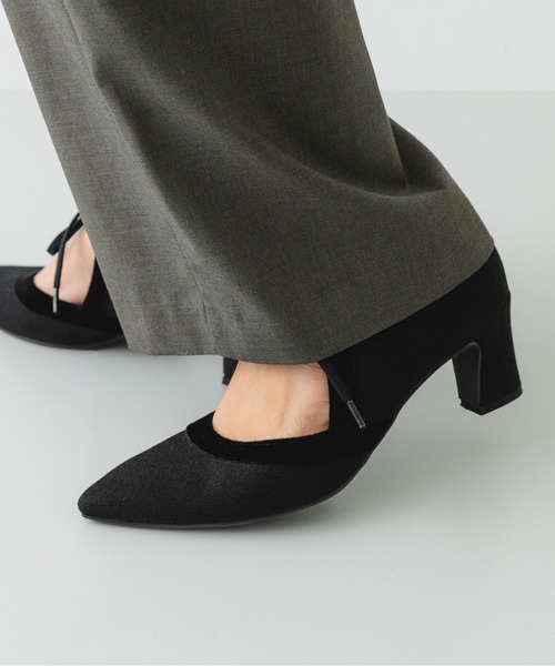 MADE IN JAPAN』チャンキーヒールリボンパンプス（パンプス）｜RODE