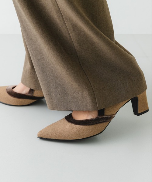 セール】『MADE IN JAPAN』チャンキーヒールリボンパンプス（パンプス