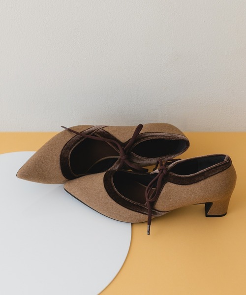 MADE IN JAPAN』チャンキーヒールリボンパンプス（パンプス）｜RODE