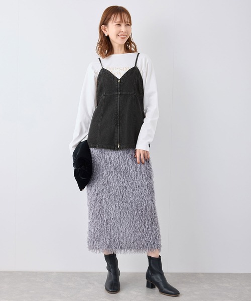 ROPE' PICNIC（ロペピクニック）の「デニムビスチェ（ベスト・レディース・ブルー/ブラック系その他・38）」の22枚目の写真