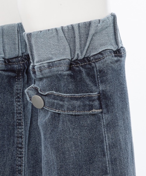 DearMyLoveMillor（ディアマイラブミラー）の「レッグカバーsetデニムスカパン（スカート・レディース・インディゴブルー・SMALL/MEDIUM/LARGE/LL）」の6枚目の写真