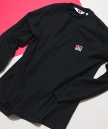 BEN DAVIS | 【BEN DAVIS/ベンデイビス】オーバーサイズ 長袖 ロンT ブランドネーム ポケット付き(Tシャツ/カットソー)