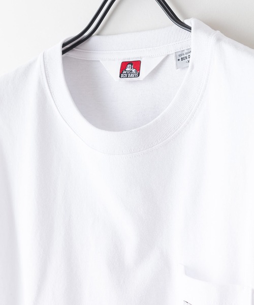 BEN DAVIS（ベンデイビス）の「【BEN DAVIS/ベンデイビス】オーバーサイズ 長袖 ロンT ブランドネーム ポケット付き（Tシャツ/カットソー・メンズ・ホワイト/グレイッシュブルー/ブラック/グレー/カーキ/ダークグリーン・X-LARGE/LARGE/MEDIUM/SMALL）」の15枚目の写真