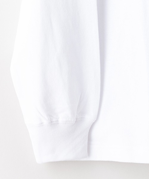 BEN DAVIS（ベンデイビス）の「【BEN DAVIS/ベンデイビス】オーバーサイズ 長袖 ロンT ブランドネーム ポケット付き（Tシャツ/カットソー・メンズ・ホワイト/グレイッシュブルー/ブラック/グレー/カーキ/ダークグリーン・X-LARGE/LARGE/MEDIUM/SMALL）」の9枚目の写真