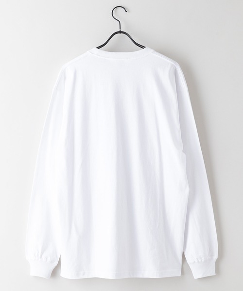 BEN DAVIS（ベンデイビス）の「【BEN DAVIS/ベンデイビス】オーバーサイズ 長袖 ロンT ブランドネーム ポケット付き（Tシャツ/カットソー・メンズ・ホワイト/グレイッシュブルー/ブラック/グレー/カーキ/ダークグリーン・X-LARGE/LARGE/MEDIUM/SMALL）」の13枚目の写真