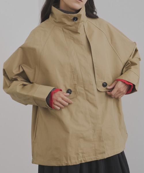 Libra Cue（リブラ キュー）の「フライヨークライトブルゾン（ブルゾン・レディース・ブラック/ベージュ・FREE）」の16枚目の写真