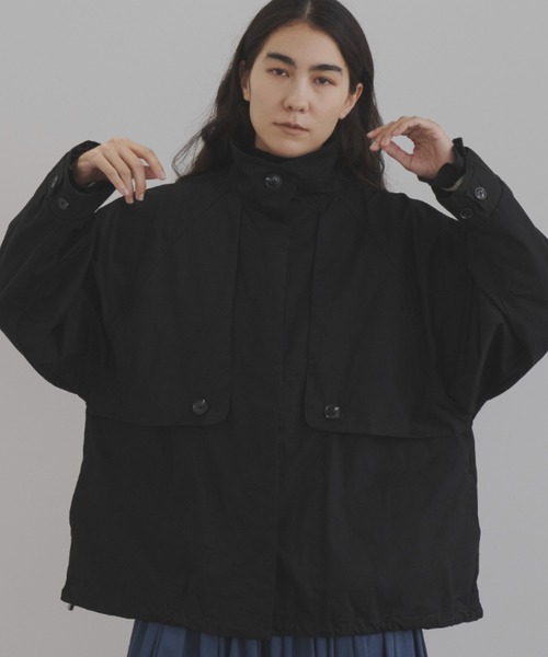 Libra Cue（リブラ キュー）の「フライヨークライトブルゾン（ブルゾン・レディース・ブラック/ベージュ・FREE）」の5枚目の写真