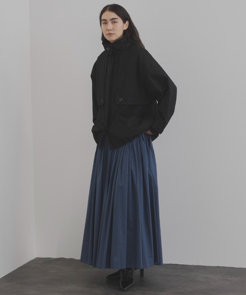 Libra Cue（リブラ キュー）の「フライヨークライトブルゾン（ブルゾン・レディース・ブラック/ベージュ・FREE）」の8枚目の写真