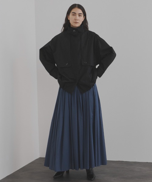 Libra Cue（リブラ キュー）の「フライヨークライトブルゾン（ブルゾン・レディース・ブラック/ベージュ・FREE）」の7枚目の写真