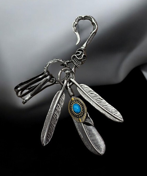 NEIGHBORHOOD スカル ループキーリング アクセサリー ネイバーフッド