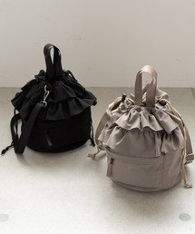 polka polka（ポルカポルカ）の「aristella / フリル ドロスト ショルダーバッグ 2WAY（ショルダーバッグ）」