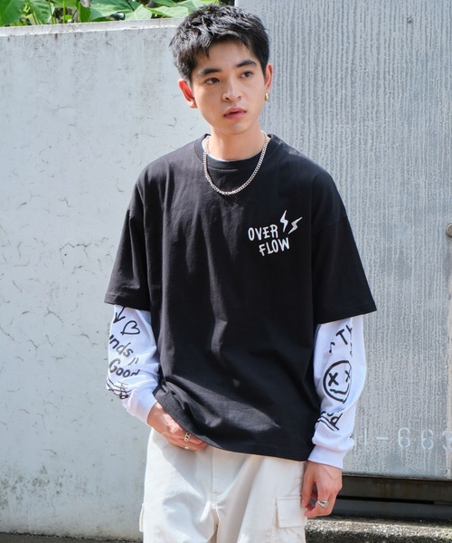 WEGO（ウィゴー）の「WEGO/アクセ付きアンサンブルT（アンサンブル・メンズ・ホワイト/ブラック・MEDIUM/LARGE）」の12枚目の写真