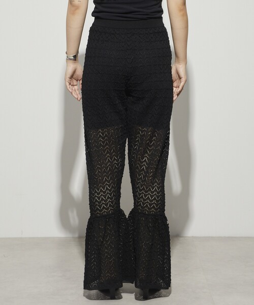 Firsthand（ファーストハンド）の「Firsthand/ファーストハンド レース編みニットパンツ（その他パンツ・レディース・オフホワイト/ブラック・ﾌﾘ-）」の19枚目の写真
