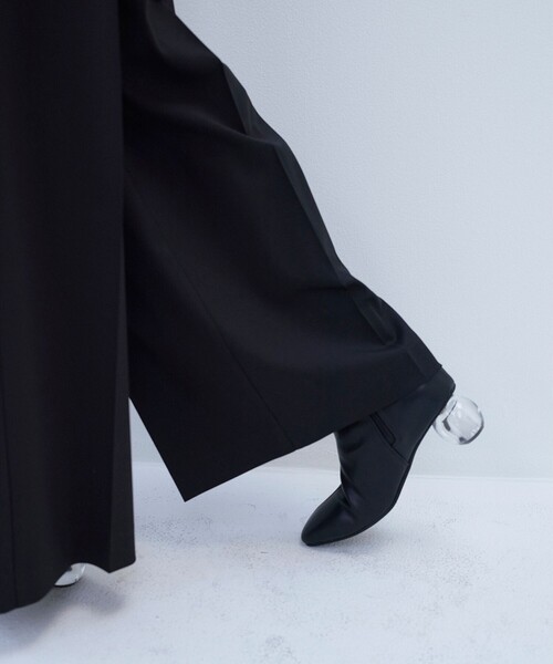 Ray BEAMS(レイビームス)の「RBS / クリア ヒール ブーツ(ブーツ・レディース・ブラック・23.5)」の1枚目の写真