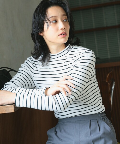 【セール】LACOSTE / ボトルネック ロングスリーブ Tシャツ（Tシャツ/カットソー）｜LACOSTE（ラコステ）